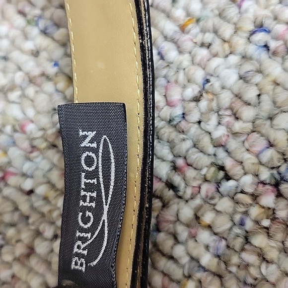 Brighton Women's Classic Black Leather Brighton Sz Large-34. - Picture 3 of 5